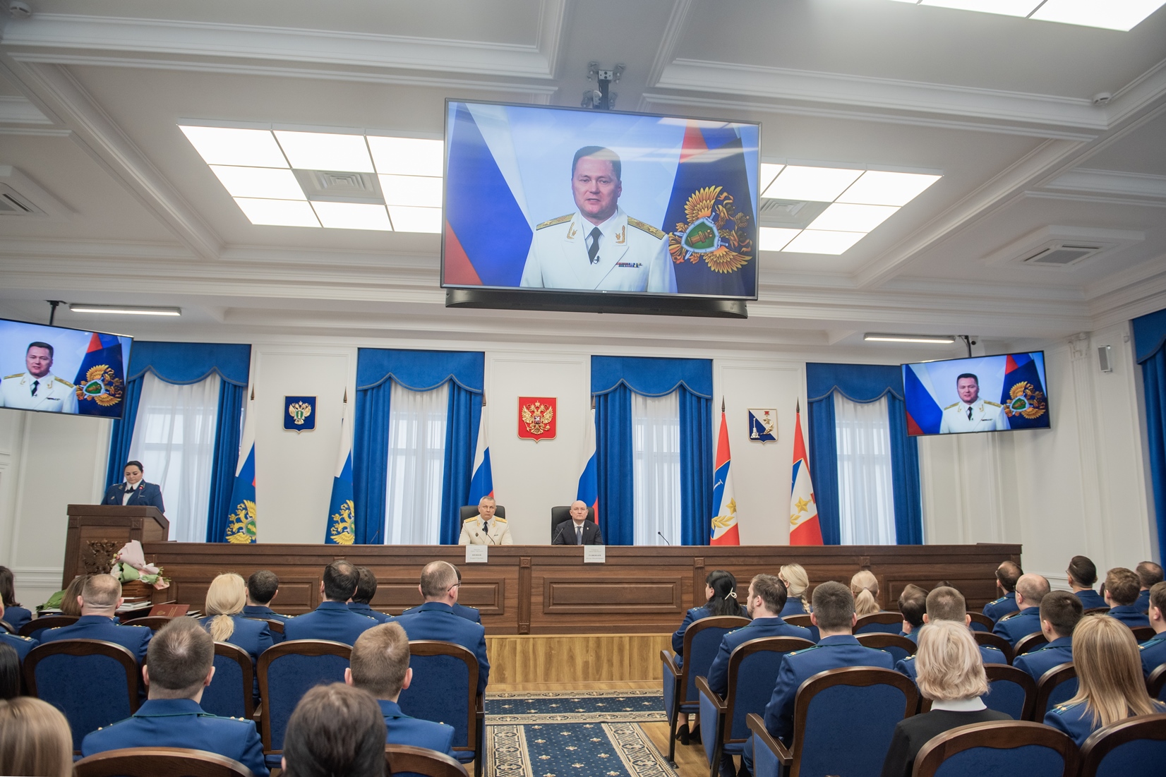 В прокуратуре города Севастополя состоялось торжественное мероприятие, посвященное Дню работника прокуратуры Российской Федерации (ФОТО, ВИДЕО)